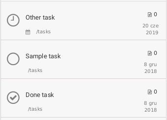 New Tasks List