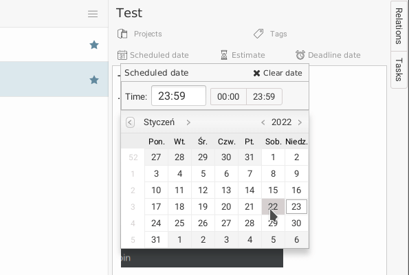 Task planning