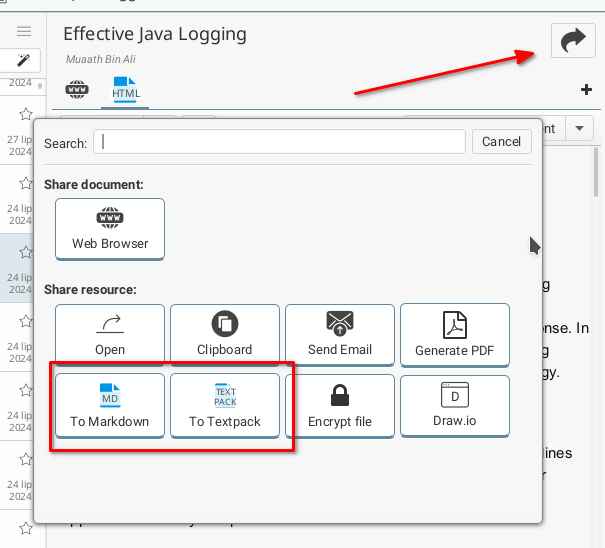 Documents converter